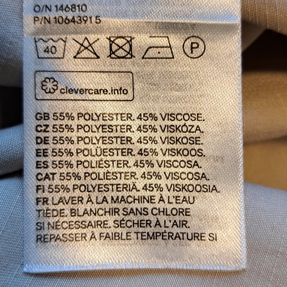 H&M Satin Kaftan Dress Beige V-Neck Midi Drapey Slouchy Oversized Boho Sz XXL - Picture 9 of 11